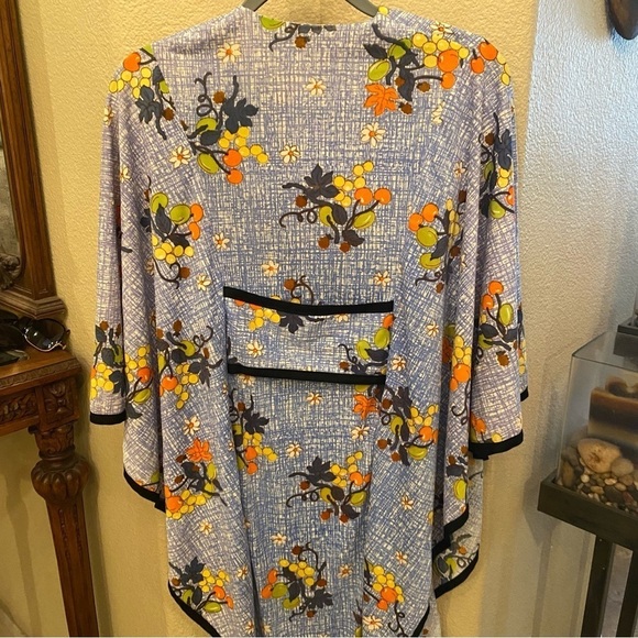 Vintage WINDSOR ROBES Floral Kimono Maxi Robe Size XS/S- RARE - Picture 7 of 10